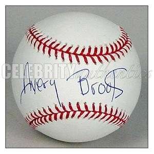   Brooks Autographed Official Major League Baseball 