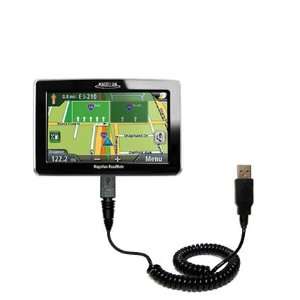  Coiled USB Cable for the Magellan Roadmate 1440 with Power 