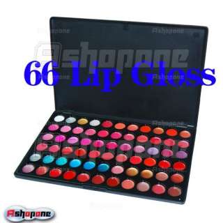 66 Color Lip Gloss Set Makeup Palette Lipstick Cosmetic  