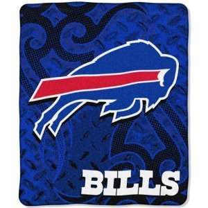  NFL Buffalo Bills Royal Plush Raschel Throw Blanket Afghan 