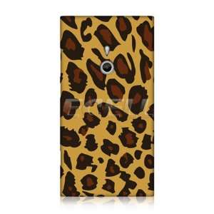   DESIGNS EXOTIC YELLOW LEOPARD PRINT BACK CASE FOR NOKIA LUMIA 800