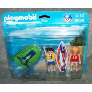  Playmobil 5925 Jet Skier & Surfer with Board Toys & Games