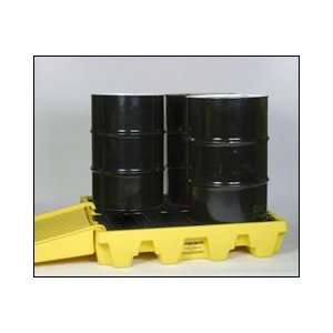 Drum Platform, EAGLE 4 Drum Low Profile Containment Pallet  