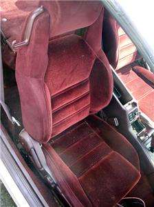 1986 1992 Toyota Supra Mark III Burgundy Front Bucket Seats  