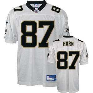  Joe Horn White Reebok Authentic New Orleans Saints Jersey 
