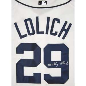  Mickey Lolich Autographed Authentic Home Jersey Sports 
