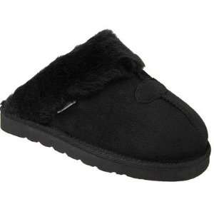  Journee Collection 207W BLK Womens Backless Slippers 