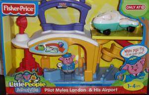 LITTLE PEOPLE ANIMALVILLE PILOT MYLES LANDON AIRPORT  