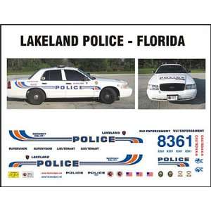 BILL BOZO LAKELAND FLORIDA POLICE DECALS