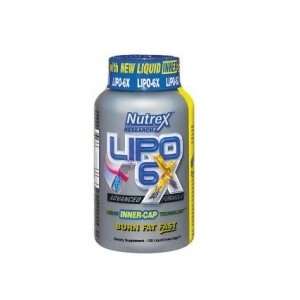  Nutrex Lipo 6x, 120 caps (Pack of 2) Health & Personal 