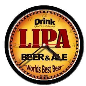  LIPA beer and ale cerveza wall clock 