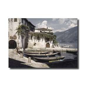  Lago Di Garda Lake Limone Italy Giclee Print