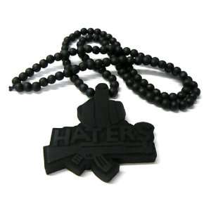   Haters Pendant and 36 Inch Necklace Chain Good Quality Wood Lil Boosie