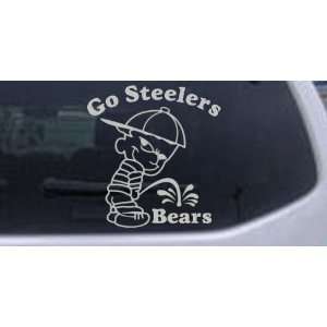  Go Steelers Pee On Bears Car Window Wall Laptop Decal 