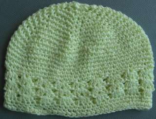 Crochet Kufi Hat Cap Beanie Baby Toddler Girl NEW 10Pcs  