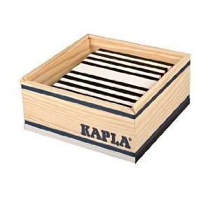  Kapla 42 Piece Block Set With Art Book in Black And White 