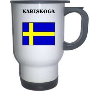  Sweden   KARLSKOGA White Stainless Steel Mug Everything 