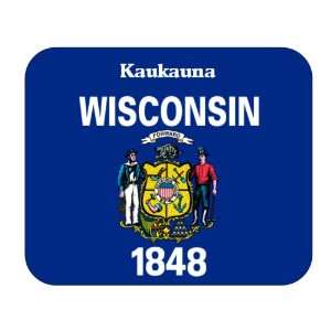  US State Flag   Kaukauna, Wisconsin (WI) Mouse Pad 