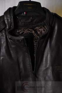 Knoles & Carter Brown Lambskin Leather Jacket Sz 3XL $500  