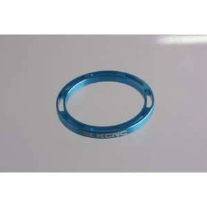  KCNC Hollow Design Headset Spacer 3 mm 1 1/8 Blue AL 6061 