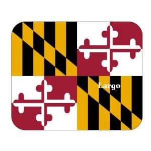  US State Flag   Largo, Maryland (MD) Mouse Pad Everything 
