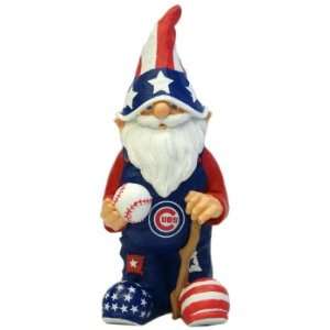 Chicago Cubs Garden Gnome 11 Patriotic Hand Crafted And Hand Painted 