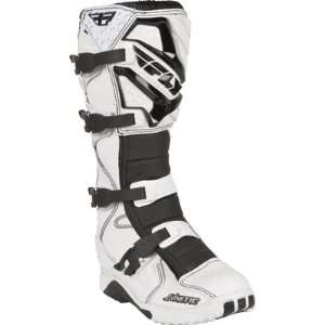  2012 FLY RACING KINETIC BOOTS (WHITE) Automotive