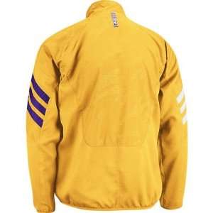  Los Angeles Lakers 2011 Warm Up Jacket (Gold) Sports 