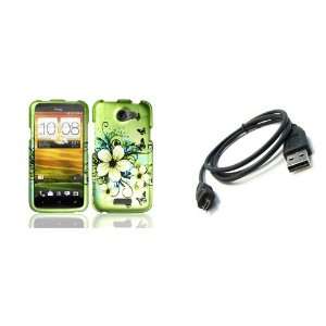  HTC One X (AT&T) Premium Combo Pack   Green Hibiscus 