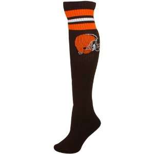   Cleveland Browns Ladies Brown Solid Knee Socks