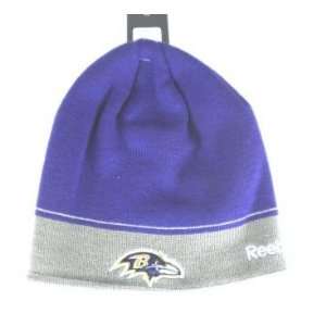  Baltimore Ravens Reebok Knit Beanie Hat 