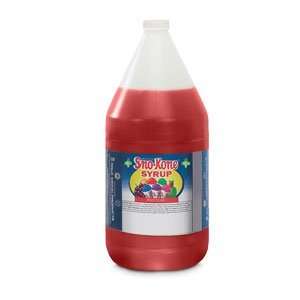   Deluxe Ready to Use Strawberry Sno Kone Syrup 4   1 Gallon Jugs / CS