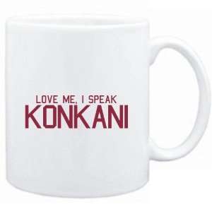    Mug White  LOVE ME, I SPEAK Konkani  Languages