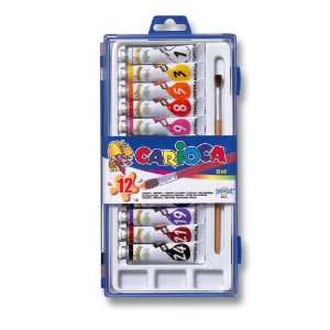  Carioca Tempera Paint (Box Of 12 Tubes) Toys & Games