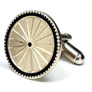 Bicycle Wheel Cycling Cufflinks Cuff Links by Cufflinks