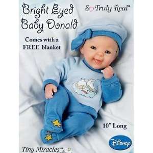   SO TRULY REAL DISNEY TINY MIRACLES BABY DONALD DOLL Toys & Games