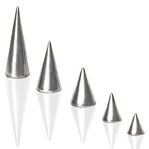  10 Pieces 316L Surgical Steel Spike Package   14G (1.6mm 