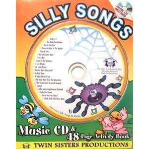  Silly Songs Music CD & Paperback Activity Book Toys 