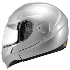  KBC FFR Modular Motorcycle Helmet Large Silver Automotive