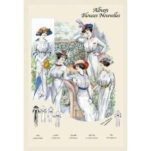    Five Ladies of Leisure 12x18 Giclee on canvas