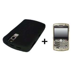  Black Silicone Soft Skin Case Cover for Blackberry Curve 