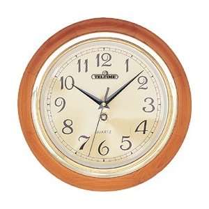  Crescent Round Wooden Wall Clock SS 95612