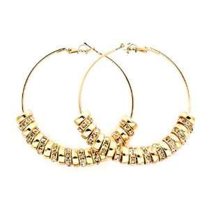 Basketball Wives POParazzi Inspired Ring Hoop Earrings   Gold Rings 