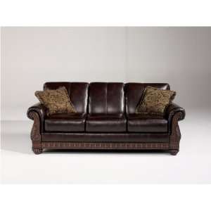  BRENTWOODMahogany SOFA BY Famous Brand Furniture & Decor