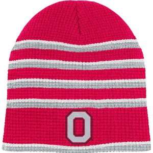   Ohio State Buckeyes Red Replay Thermal Beanie Knit Hat Sports