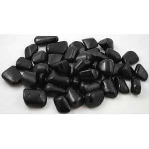    Black Tourmaline Tumbled Stones (single stone)