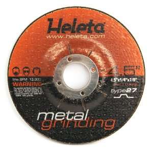 Abrasive Metal Grinding Wheel 4.5 x 1/4 x 7/8 Use Iron, Non Ferrous 