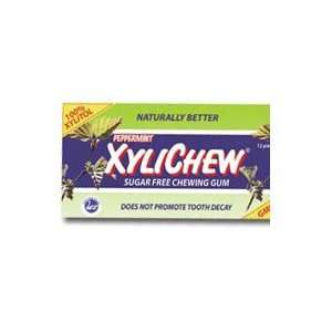 Xylichew Natura Peppermint Chewing Gum candy & Gum   12 Ct, 20 Pack 