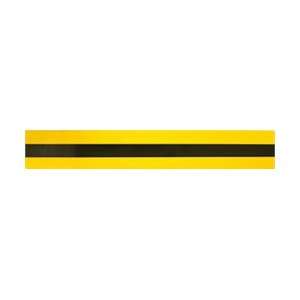  Yellow Black Contrast Stripe Superior Mark Pattern Tape, 2 