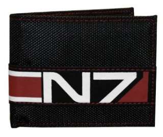   Mass Effect 3 Bioware N7 Logo Nylon Video Game Bifold Wallet Clothing